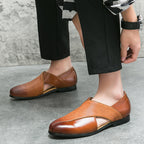 Vintage leer Loafers