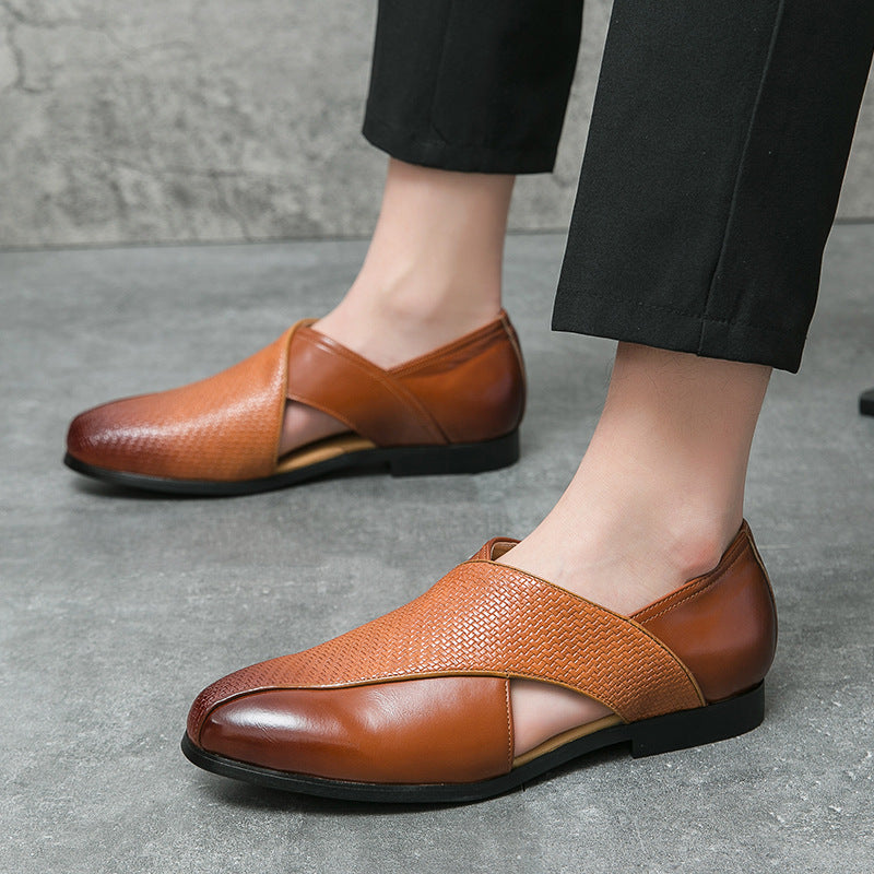 Vintage leer Loafers