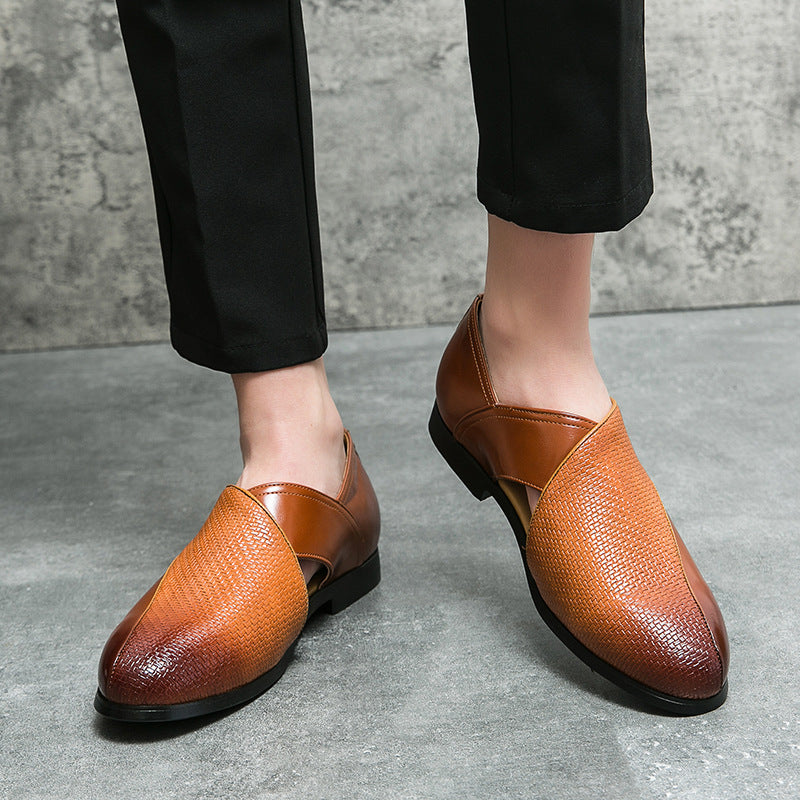 Vintage leer Loafers