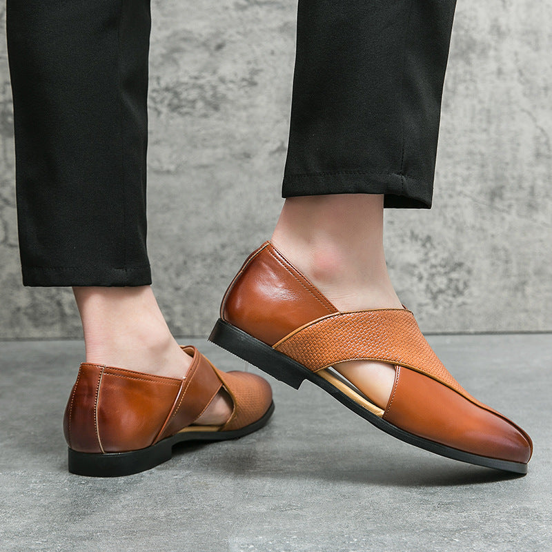 Vintage leer Loafers