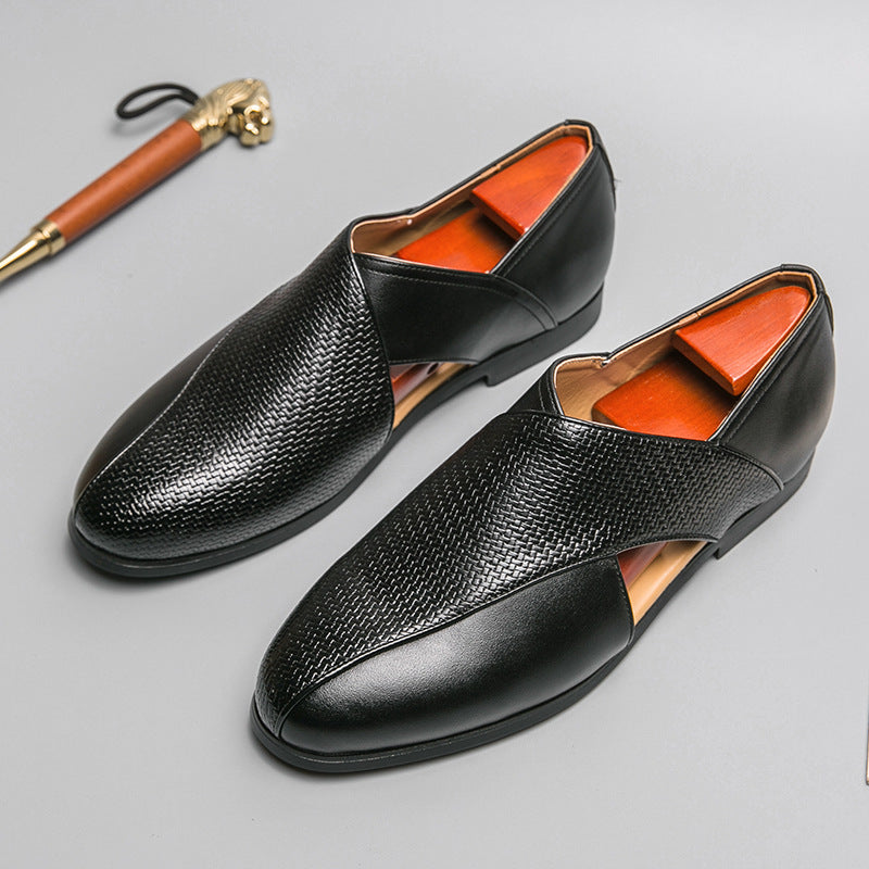 Vintage leer Loafers