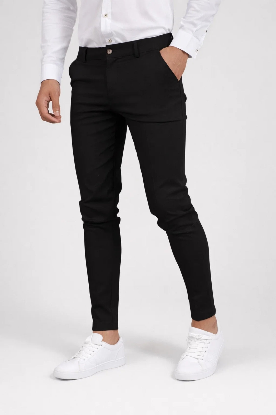 Elegante stretchbroek voor heren