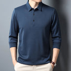 Elegant poloshirt met lange mouwen