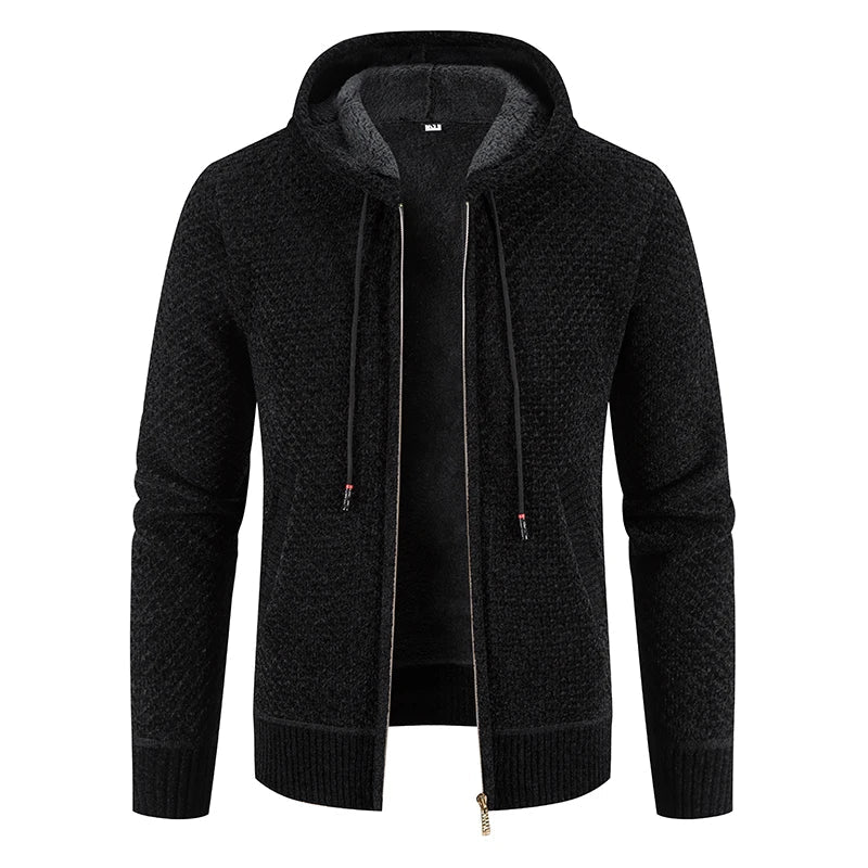 Herenvest met capuchon