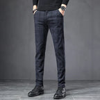 Casual broek met ruitjespatroon