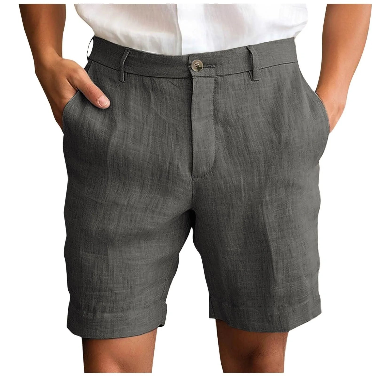 Elegante linnen korte broek