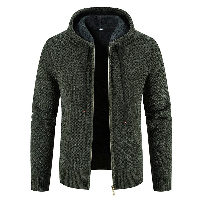Herenvest met capuchon