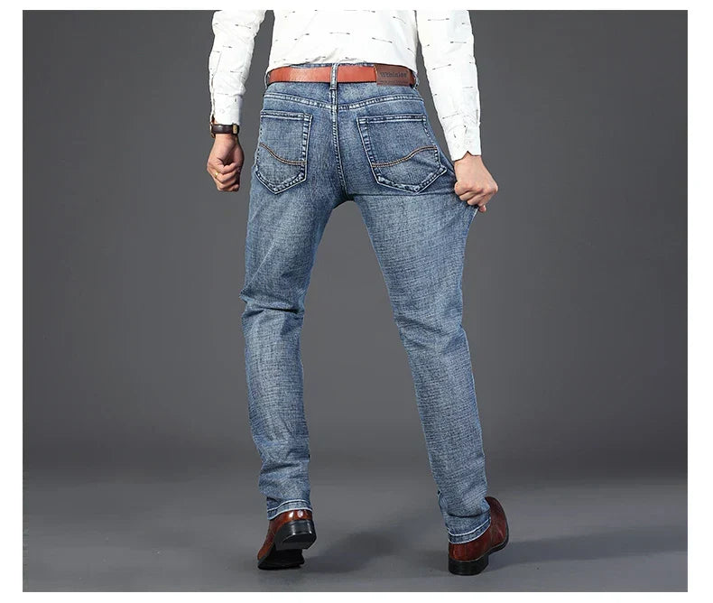 Denim-zakelijke jeans