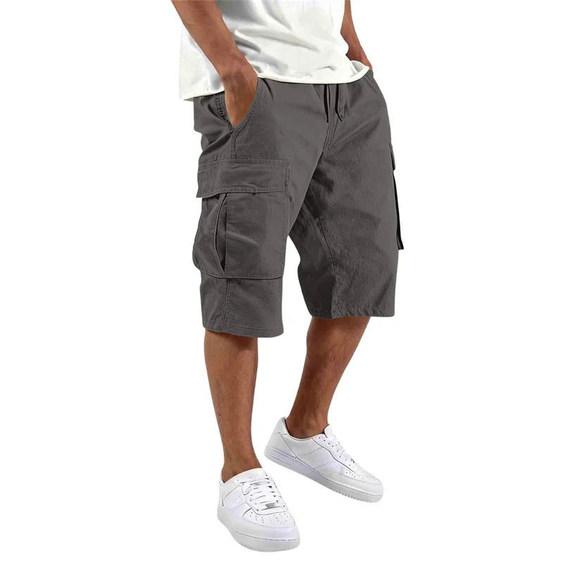 Elegante korte broek met meerdere zakken