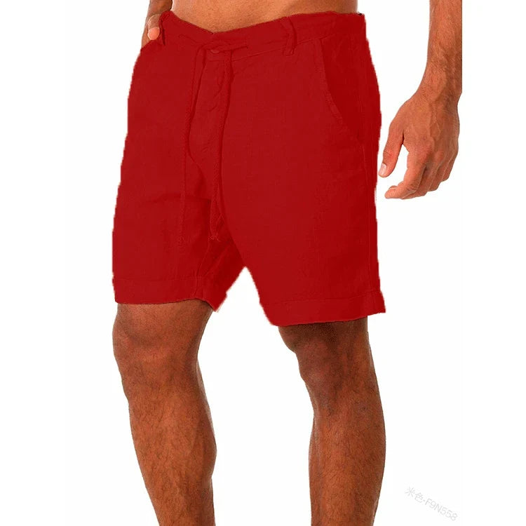 Casual linnen korte broek