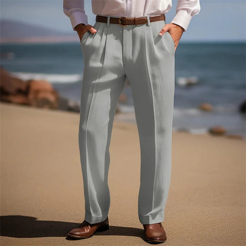 Elegante linnen broek