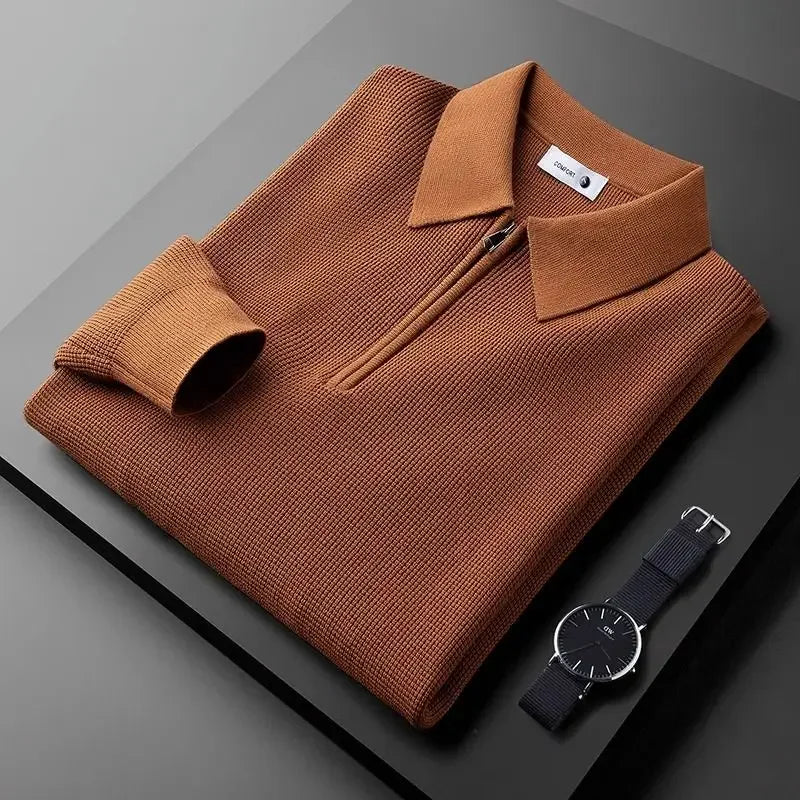 Elegante herentrui met ritssluiting