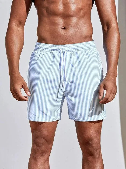 Elegante gestreepte zwemshort