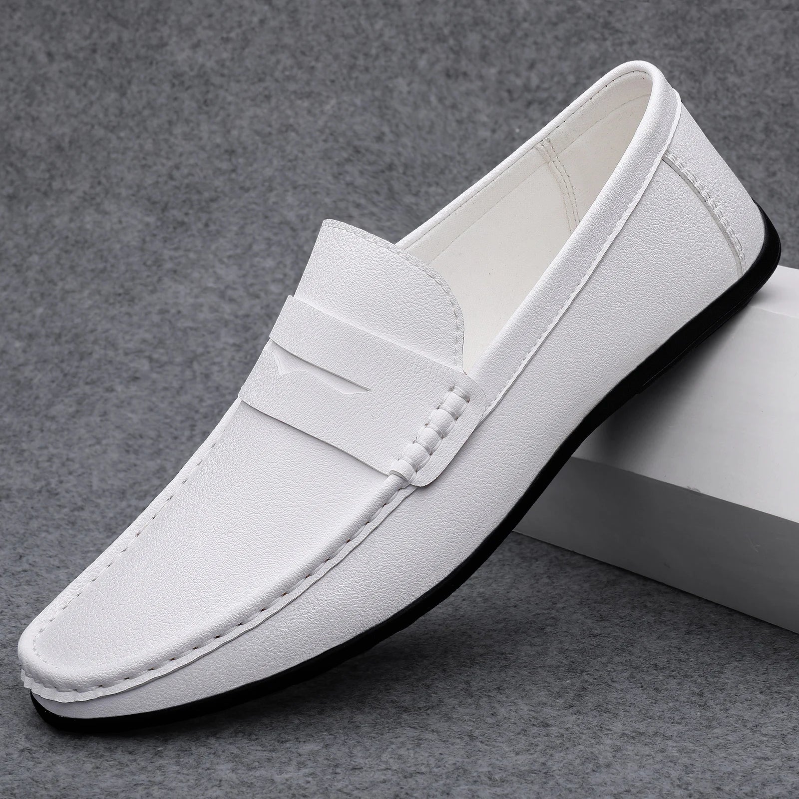Klassiek Italiaans leer Loafers