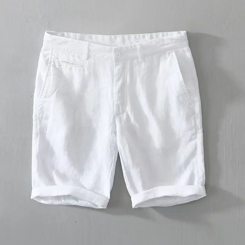 Linnen shorts van hoge kwaliteit