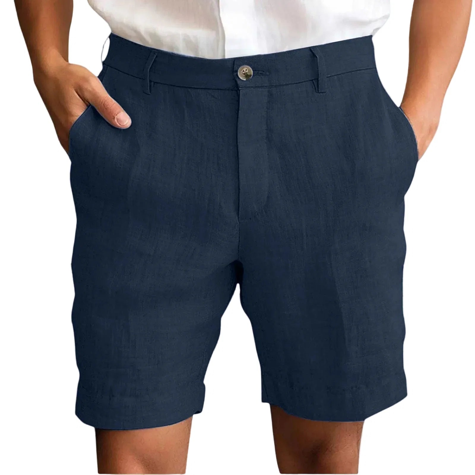 Elegante linnen korte broek