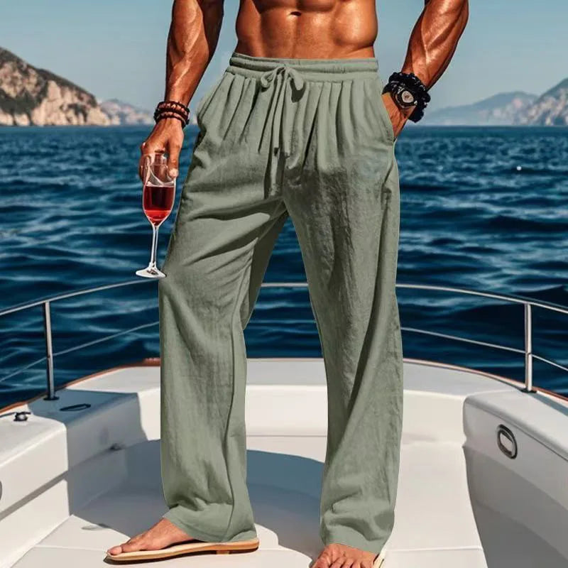 Hawaï-linnen broek