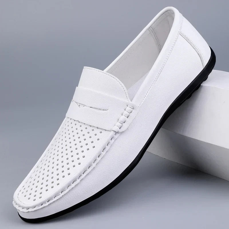 Klassiek Italiaans leer Loafers