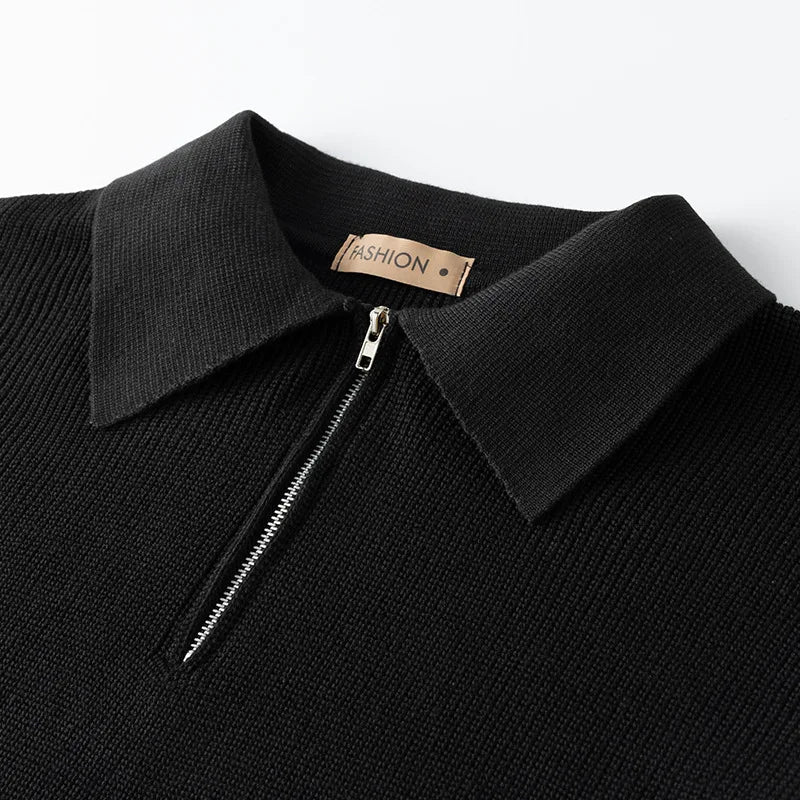 Elegante trui met ritssluiting
