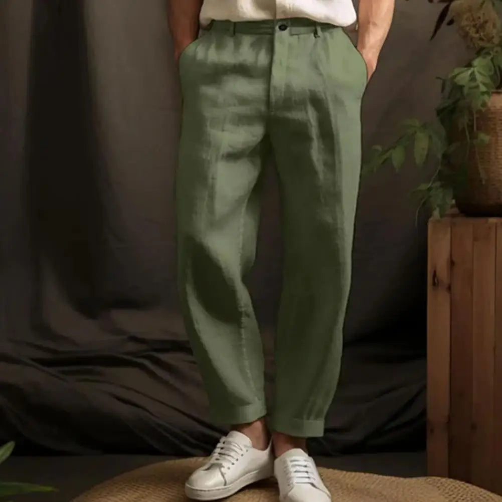 Cagliari linnen broek