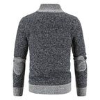 Elegant vest van gebreide stof met ritssluiting