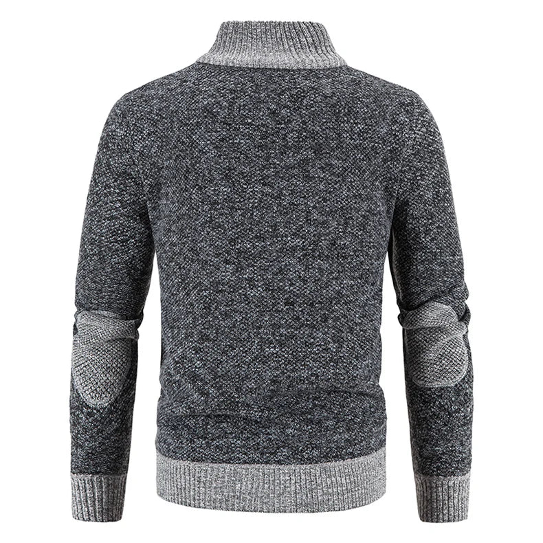 Elegant vest van gebreide stof met ritssluiting