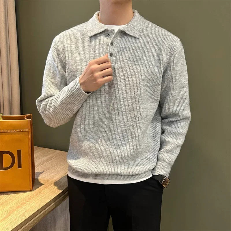 Elegante gebreide polotrui