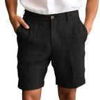 Elegante linnen korte broek
