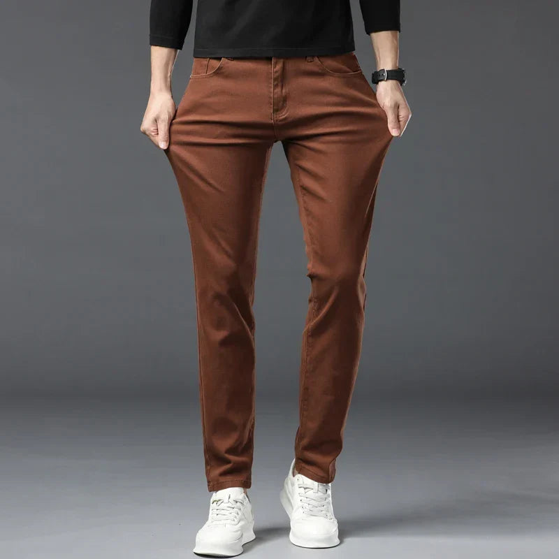 Elegante stretchjeans van denim