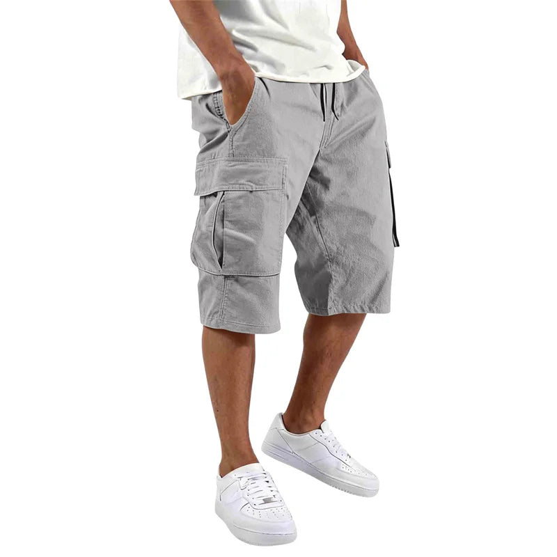 Elegante korte broek met meerdere zakken