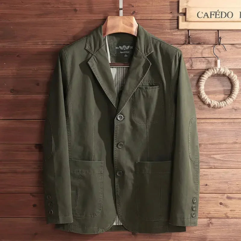 Italiaanse katoenen blazer