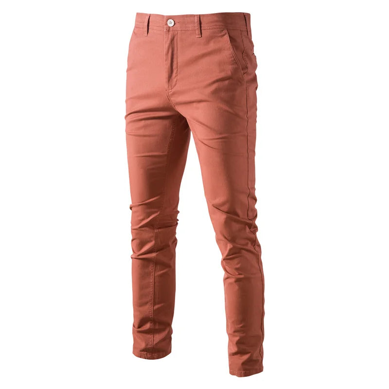 Casual katoenen broek