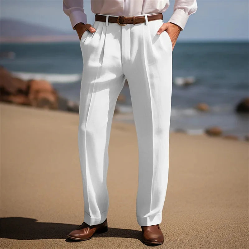 Elegante linnen broek