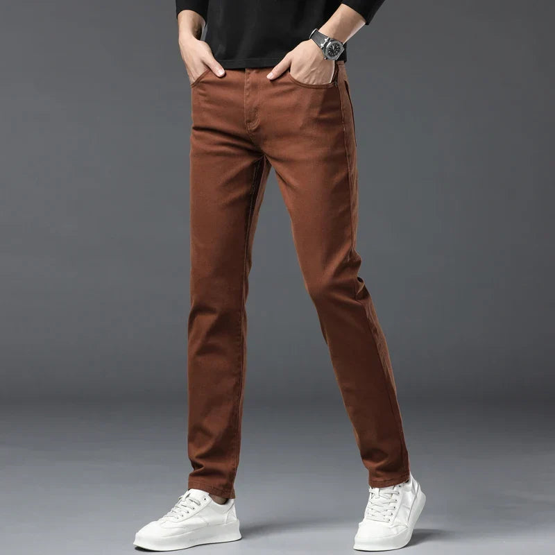Elegante stretchjeans van denim