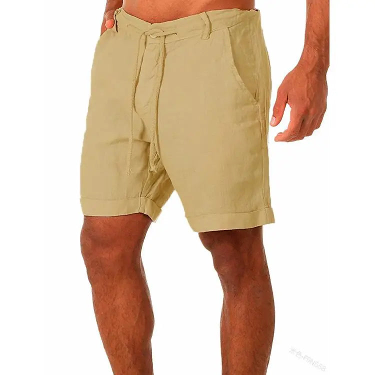 Casual linnen korte broek