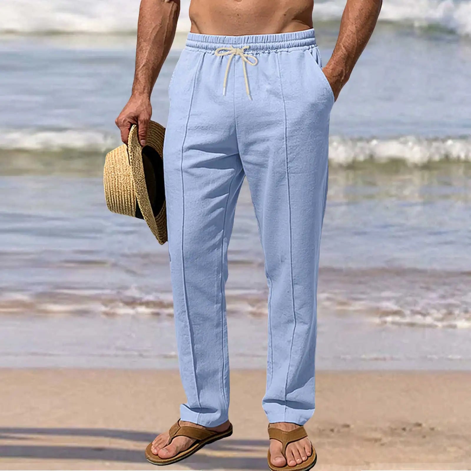 Elegante katoenen zomerbroek