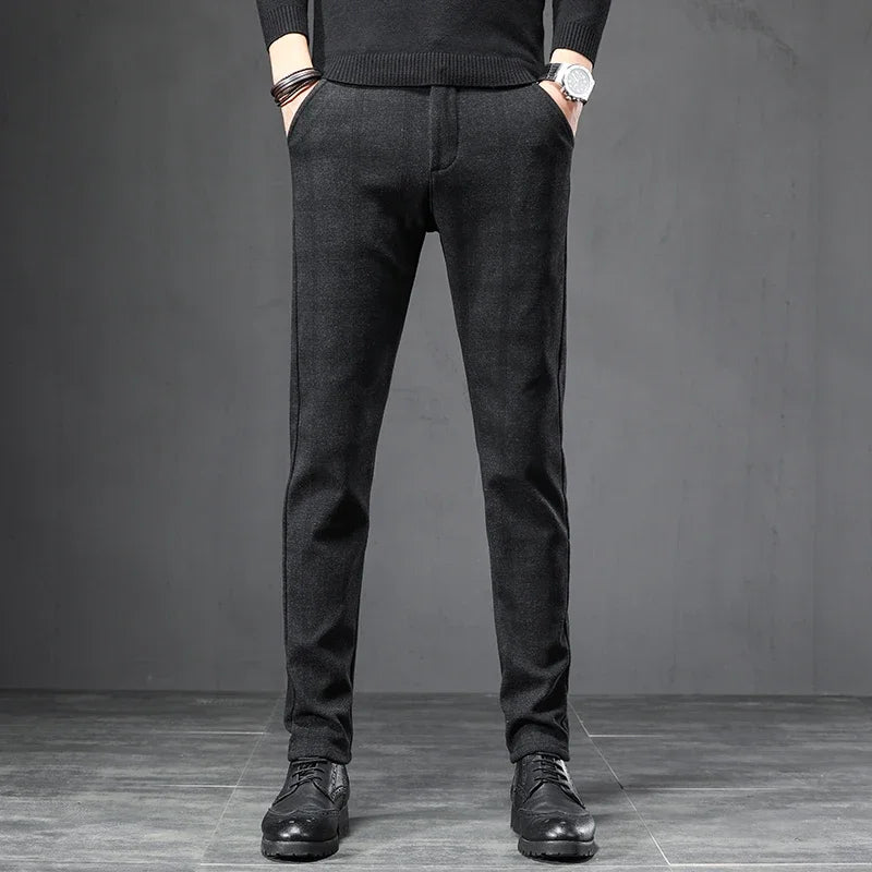 Casual broek met ruitjespatroon