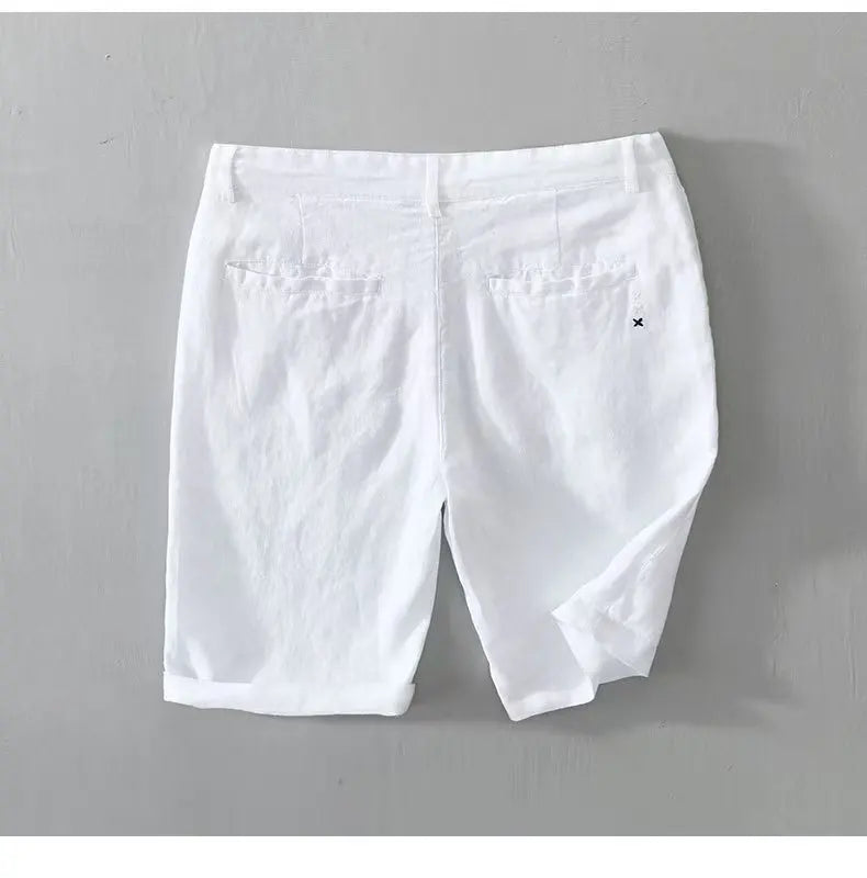 Linnen shorts van hoge kwaliteit