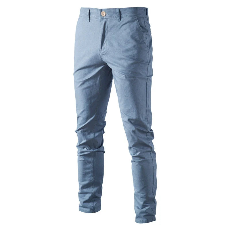 Casual katoenen broek