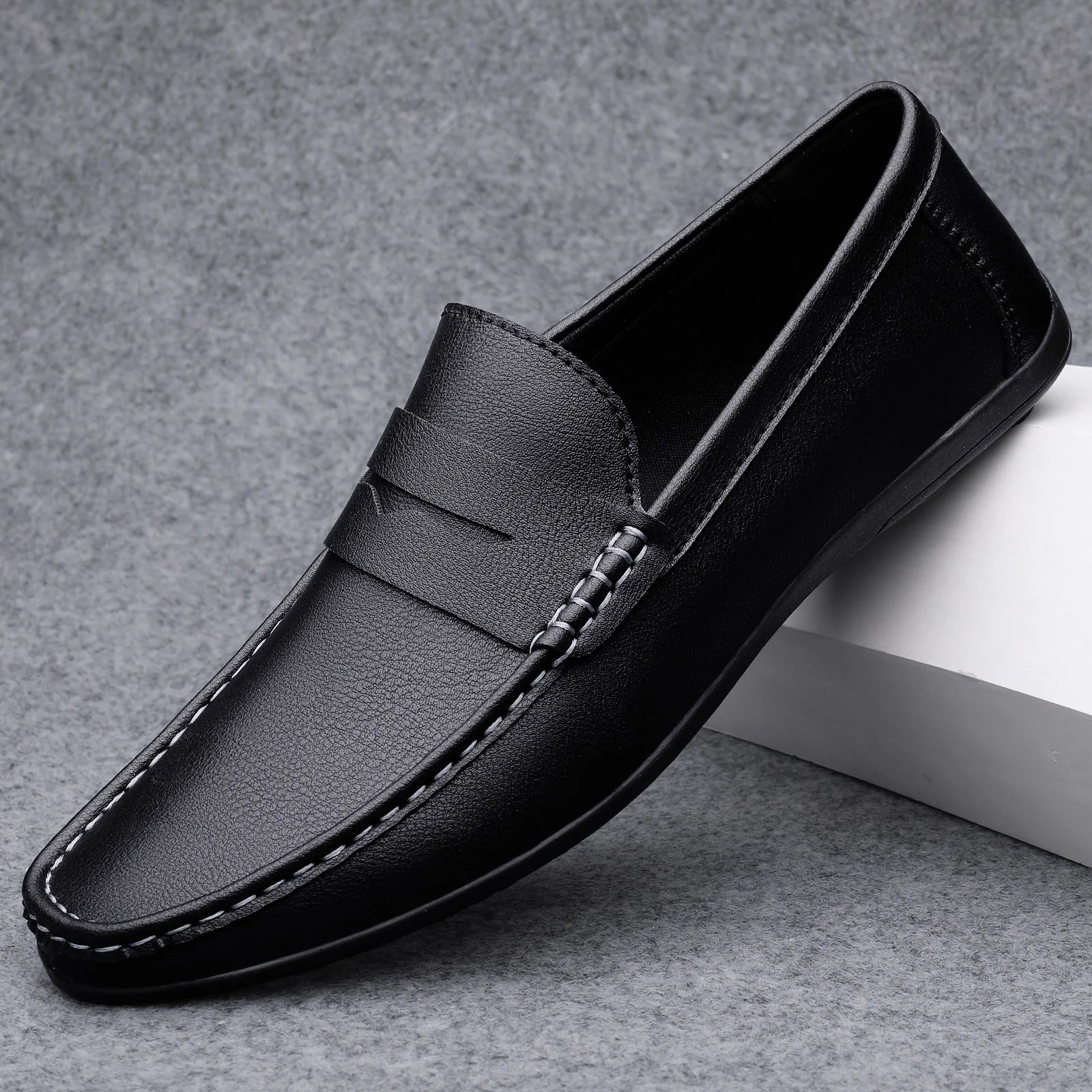 Klassiek Italiaans leer Loafers