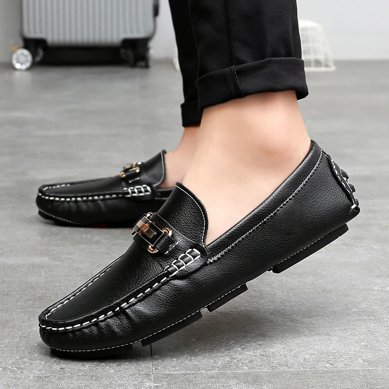 Echt leer Loafers