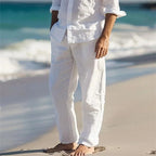 Casual strandbroek van linnen