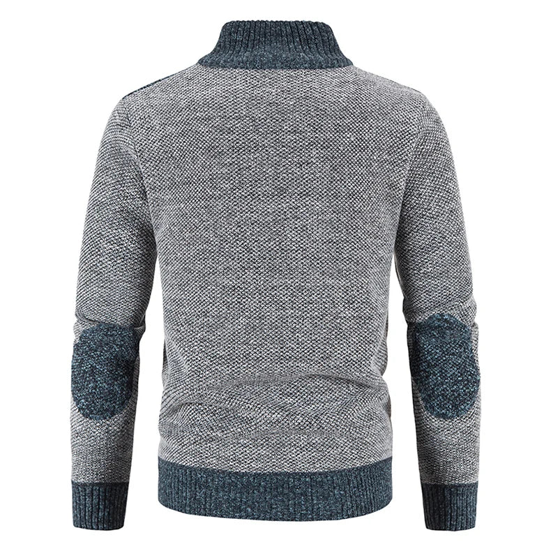 Elegant vest van gebreide stof met ritssluiting