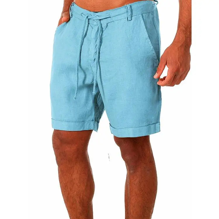 Casual linnen korte broek