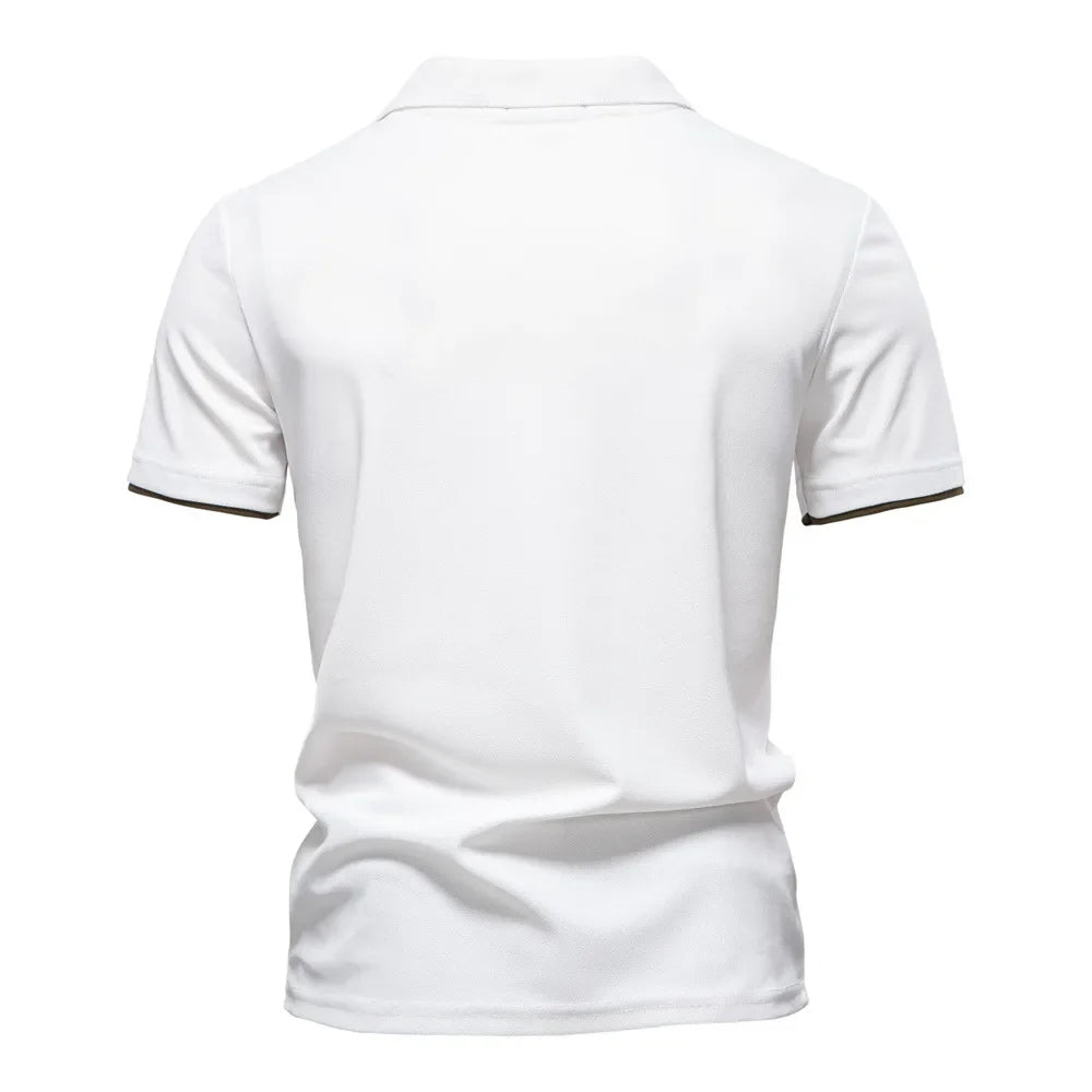 Casual herenpolo