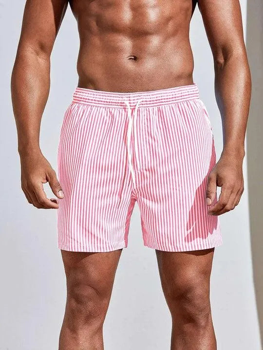 Elegante gestreepte zwemshort