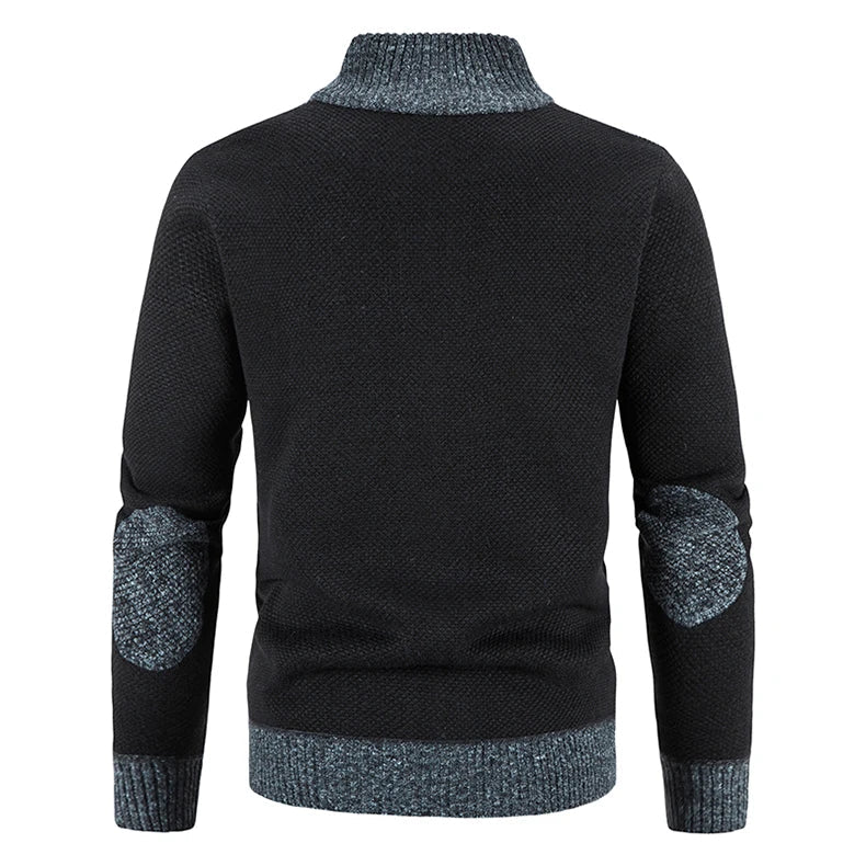 Elegant vest van gebreide stof met ritssluiting