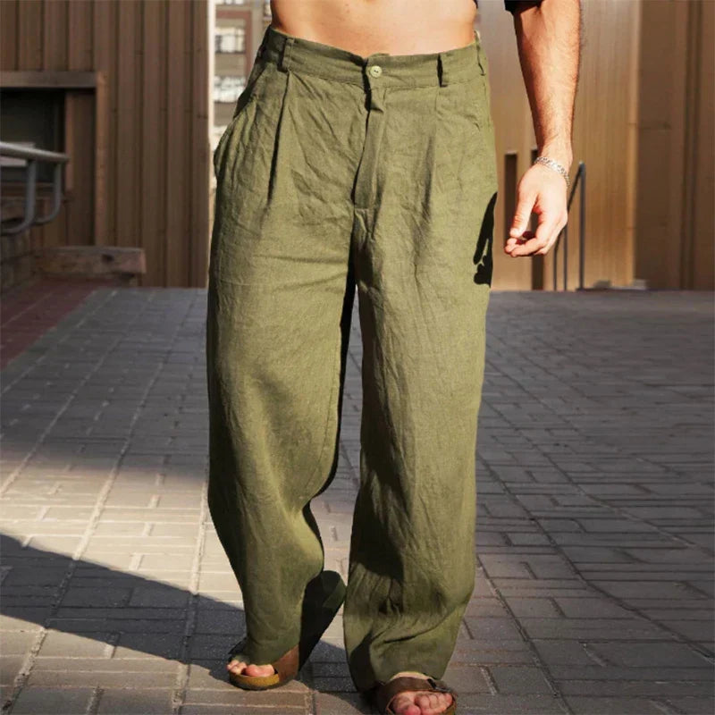 Casual linnen broek