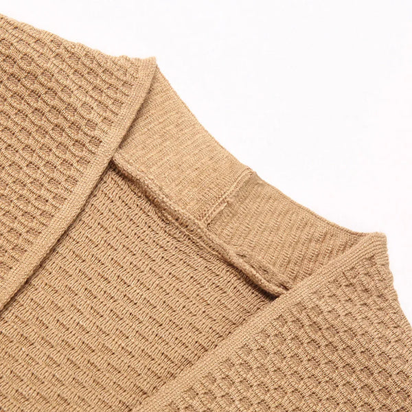 Hoogwaardige gebreide blazer