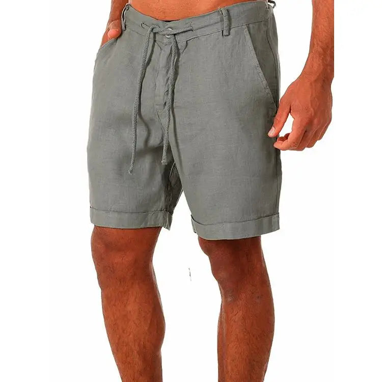 Casual linnen korte broek